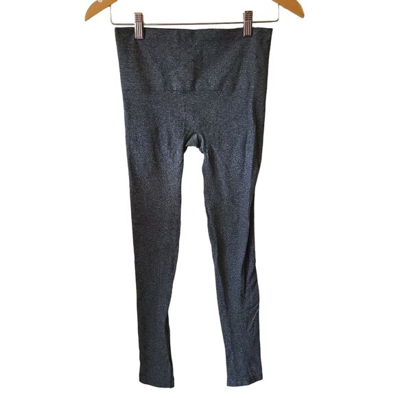 Spanx US Women's Size S Seamless Heather Gray Shaping Leggings Neutral Stretch - Picture 1 of 13